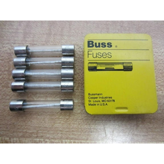 Bussmann MDL-3/4 Buss Fuse 3/4A 250V MDL34 (Pack of 5)