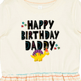thumbnail image 4 of Inktastic Happy Birthday Daddy Party Girls Toddler Dress, 4 of 5