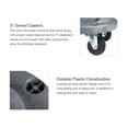 thumbnail image 4 of Trash Can Dolly Heavy Duty - 460 Lb Capacity, 5 Casters, 18 Inch Gray - For 20-55 Gallon Cans - Kitchen, Garage, Business Waste Disposal, 4 of 6