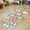 Multicolor, variant on YOHAVEN Hopscotch Wall Stickers PVC Preschool Game Jump Lattice Floor Decals Bright Color Educational Stickers for Kindergarten Playroom Classroom Bedroom Decor