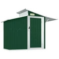 thumbnail image 7 of vidaXL Practical Vent, 82.10 inches Storage Sheds, 106.30 x 51.20 inches, Green, 7 of 7