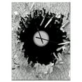 thumbnail image 1 of DesignArt Horloge Murale Abstraite à Mur Brisé Design 3D Grande, 1 of 2