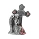 thumbnail image 4 of Estatua solar para jardín, figura de ángel para exteriores con luz solar decorativa. Gris, 4 of 9