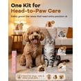 thumbnail image 2 of Pink 4-in-1 Multifunctional Cordless Electric Pet Grooming Clippers Kit for Dogs Cats, 2 of 7