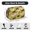 thumbnail image 5 of Sikiie Horsemen In Horseraces Print Flip Double-layer Pencil Case, All-purpose Stationery Bag for Study and Office, Zipper Design, Unisex, 5 of 7