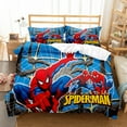 thumbnail image 1 of 3D Digital Printing Marvel Spider-Man Series Pillowcase Quilt Cover Bedding Three-Piece Set ZZX18 264*228, 1 of 2