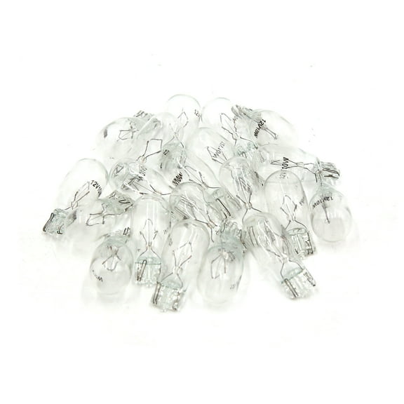 Unique Bargains 20pcs T13 12V 10W Yellow Dashboard Gauge Bulb Instrument Light Interior