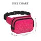 thumbnail image 4 of Disketp Light Purple Glitter Riñonera de Doble Capa, Bolsa de Cintura Ajustable para Viajes, Correr y Senderismo, Riñonera Ligera para Hombre y Mujer, 4 of 9