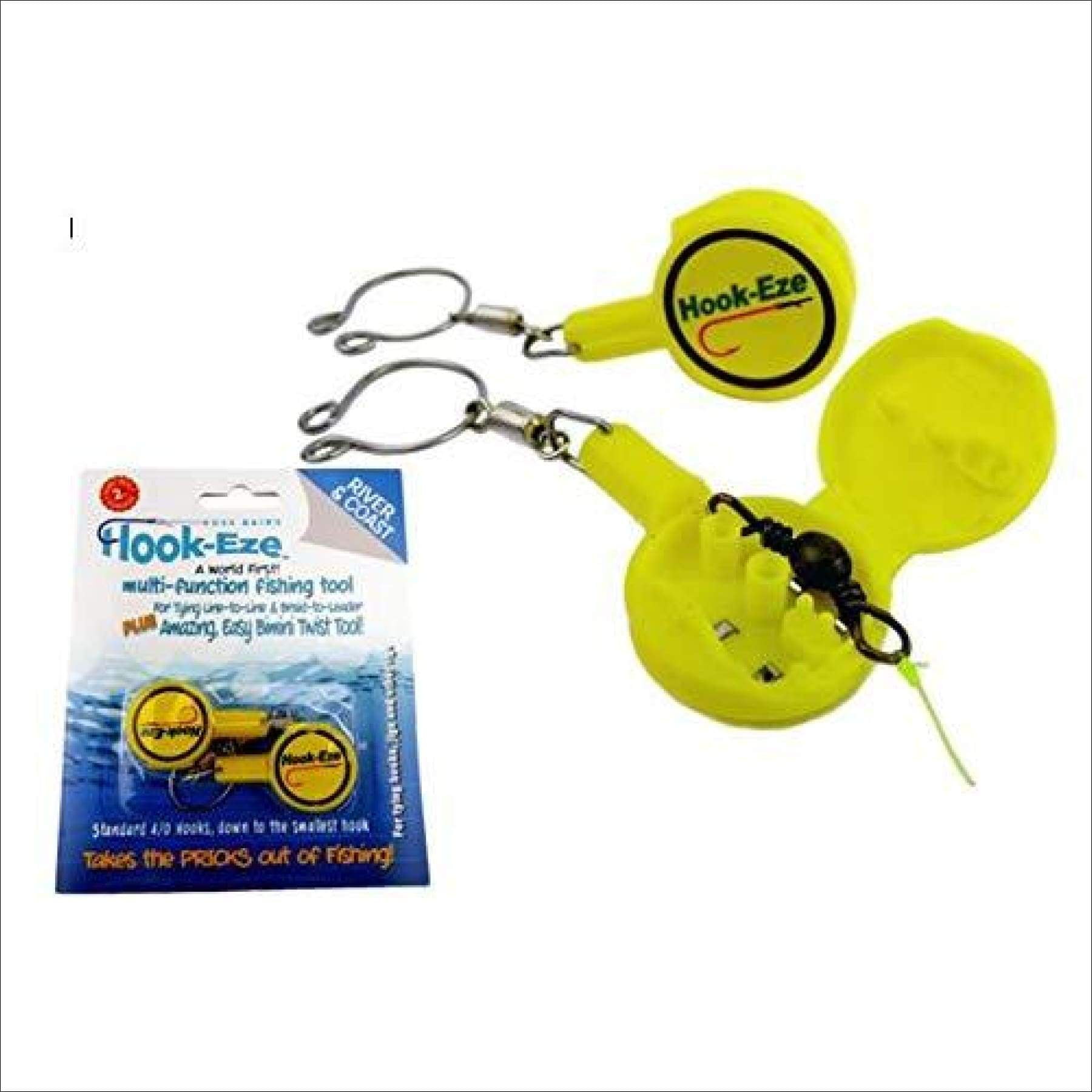 HOOK-EZE Fishing Gear Knot Tying Tool | Cover Fishing Hooks While Tying  Strong Fishing Knots, Stocking Stuffers Gifts for Men, Great Fishing