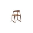 thumbnail image 3 of Safavieh Jamal Woven Dining Chair Furn Dining Chairs, Walnut / Natural, 1' X 1', Square, 3 of 5