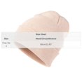 thumbnail image 2 of Zylanna Men's Knit Beanie, Warm Stretchy Loose Fit Solid Color Slouchy Winter Skull Cap for Skiing Running Street Daily Wear Beige, 2 of 4