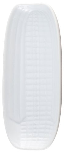 HIC Harold Import Co. HIC Corn Dishes, 9.5 x 4.25-Inches, Fine White Porcelain