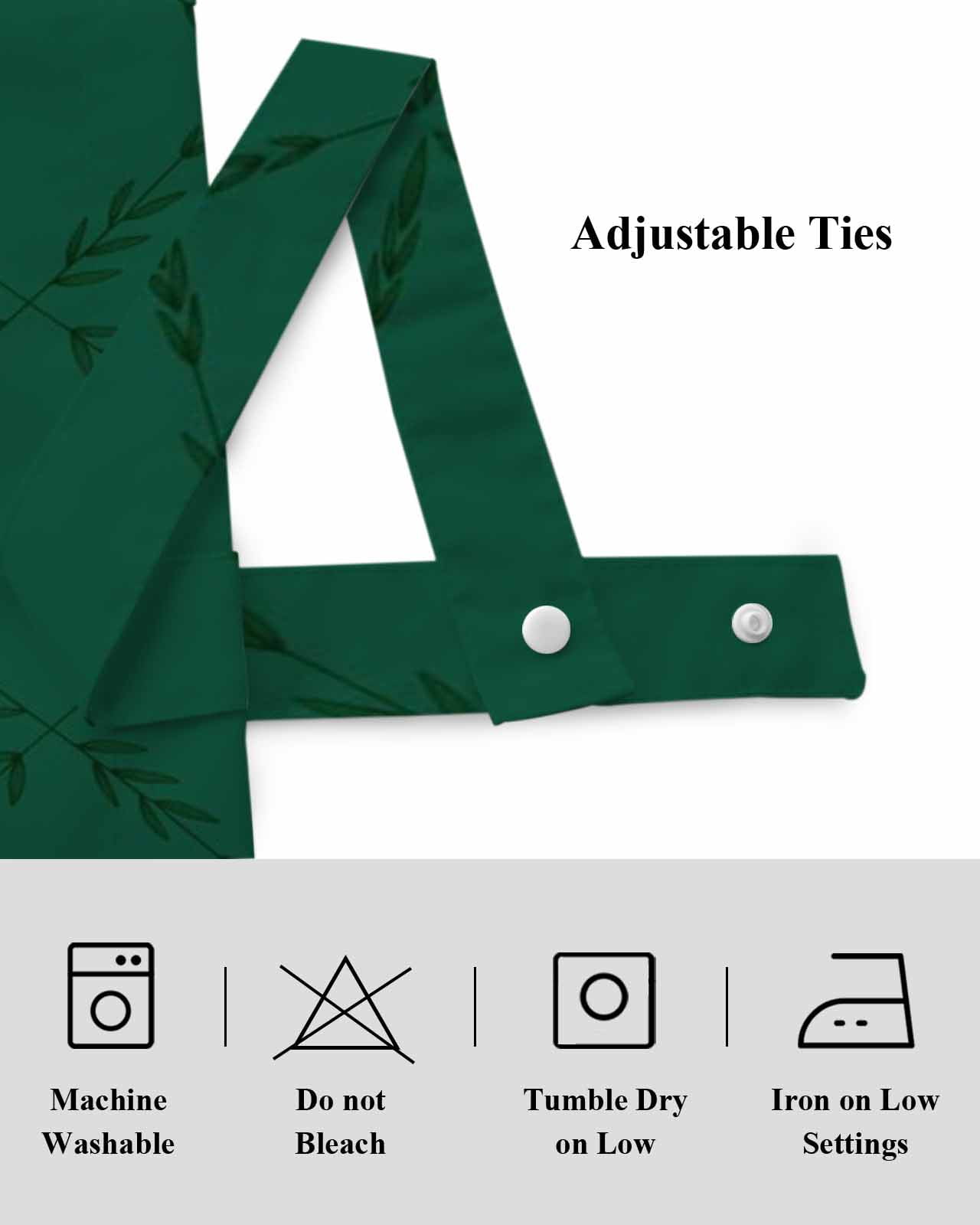 Green Rhombus Tie Up Valances Curtain, Adjustable Kitchen Modern Green Plaid Abstract Geometric Diamond Lattice Valances for Windows Decor, Rod Pocket Short Curtains Set for Bedroom/Bathroom, 54"x18"