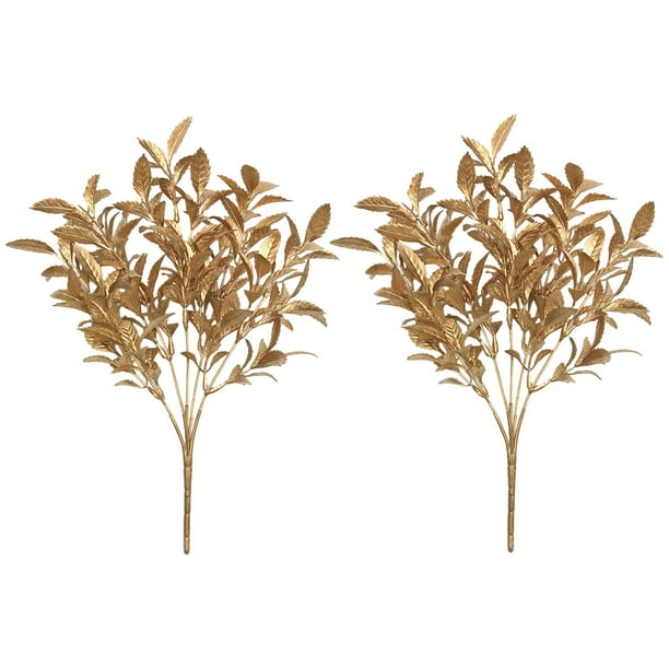 Wweixi 2piece Nontoxic Artificial Leaf Good Texture And Realistic