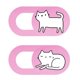 thumbnail image 2 of Ultra Thin Webcam Privacy Covers for Laptop Tablet Desktop – 2pcs Slide On Peeping Camera Protectors with Curve Edges for Enhanced Security, 2 of 3
