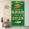 thumbnail image 2 of ZLBDYG Congrats Grad Class of 2025 Sign Banner Door Cover, Graduation Party Decorations, Large Front Door Porch Sign Backdrop for Wall Indoor Outdoor Photo Booth Props Party Supplies, 2 of 7