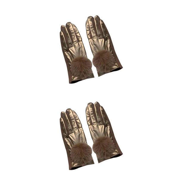 Guardurnaity 1 par de guantes térmicos para mujer, pompones a la moda, impermeables, para deportes al aire libre, ciclismo, Snowboard, ciclismo, Type1 NO1