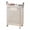 White, variant on solautey Rolling Plastic Collapsible Laundry Basket Cube Storage Bin Box Organizer with Wheels Handle Durable Ventilated Foldable Hamper for Bedroom Dirty Clothes Large Capacity