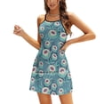 thumbnail image 1 of Sugar Cookie Blossoms Robe Évasée Col Carré Robe Élégante Mode Féminine Imprimée Fleurs Florales Jam Cookies, 1 of 5
