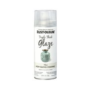(2 pack) Clear, Rust-Oleum Specialty Gloss Triple Thick Glaze Spray Paint-301416, 12 oz
