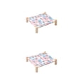thumbnail image 2 of Greeniant Cama para perros de tela de transpirable - A prueba de humedad para descansar Cama para mascotas desmontable y lavable Type2 NO2, 2 of 6