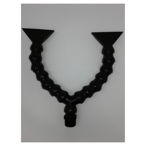 3/4" NPT Aquarium Return Nozzle - A 2 Z Aquatics Adjustable Dual Robo-Arm w/ Flare Ends - Saltwater & Freshwater - Corrosion Proof PVC orange 1/2" N.P.T. male - national pipe thread