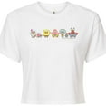 thumbnail image 3 of Spongebob Squarepants - Adorabob Lineup Full Color - Juniors Cropped Graphic T-Shirt, 3 of 6