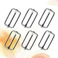 thumbnail image 2 of 100PCS Slide Belt Connection Roller Buckles Bag Strap Adjustable Metal Pin Buckles for Backpack Suitcase Clothes(Silver), 2 of 8