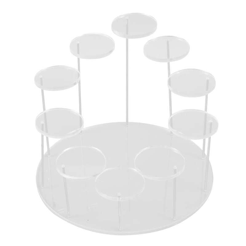 Acrylic Cupcake Holder Stand, Round Cupcake Tower Display Stand