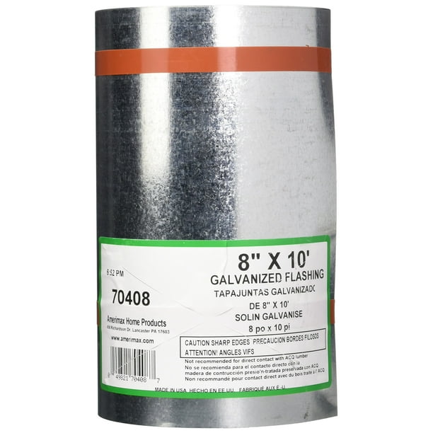 Tapajuntas galvanizadas Amerimax, 20 cm x 3 m, acero