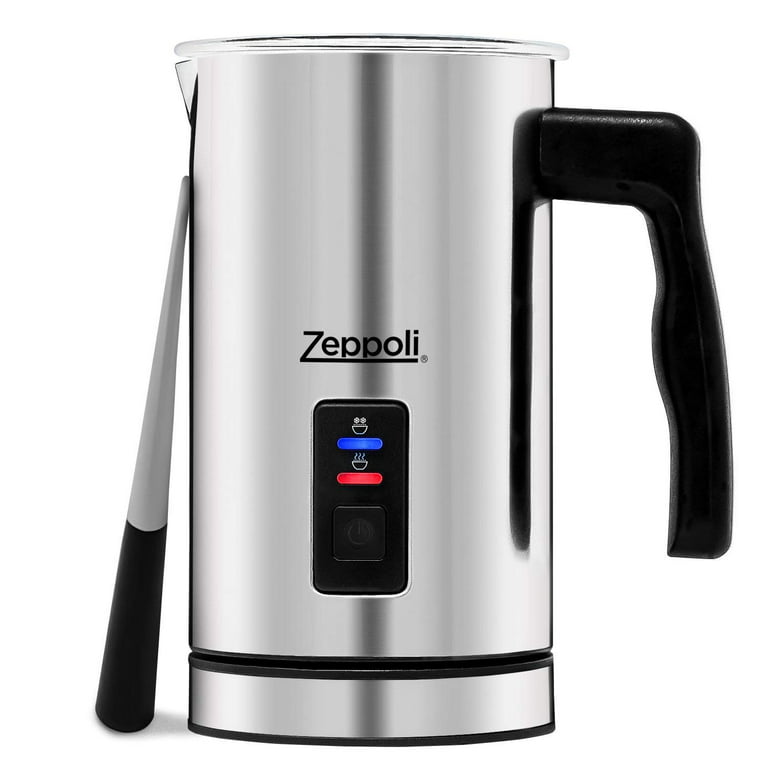 Zeppoli Milk Frother and Warmer - Automatic Milk Heater, Electric Milk  Steamer and Milk Foamer