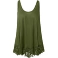 thumbnail image 1 of HSHDLDF Plus Size Swing Lace Flowy Tank Top for Women, 1 of 3