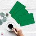 thumbnail image 5 of Dark Green A7 Bright Color Envelopes - 5 1/4 x 7 1/4 Inches - Perfect for 5x7 Photos, DIY Arts and Crafts Cards - for Professional and Homemade Projects - Pack of 50 Envelopes, 5 of 5