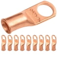 thumbnail image 1 of SELTERM 10 piezas 4 AWG - Perno de 3/8" - Terminales de batería de alta resistencia Terminales de anillo Extremos de cable de batería 4 terminales de calibre UL Ojales de cobre desnudo Conectores de t, 1 of 5