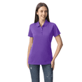 thumbnail image 3 of Zfeel Women Pure Dry Fit Poly Polo Shirt, Short Sleeve UV protection Casual Tee, Purple, 6 Pack, 4XL, 3 of 6