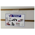 thumbnail image 6 of 6 Pack Slatwall Sign Holder 5.5 Inch by 3.5 Inch Door Name Plate Small Flyers Clear Acrylic Horizontal Announcement Sleeve for Stores and Offices by, 6 of 6