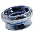thumbnail image 4 of Plato para gatos de cerámica de lujo azul galvanizado con diseño de 6 pétalos para gatitos y perros, soporte para la columna cervical, patas cortas, 4 of 8