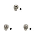 thumbnail image 1 of mmirethe Pignon 14T pour 1/12 ECX RGT136100 Rc Expérience Exécution Exquise et Alliage d'Aluminium Pignon 14T Engrenage Gris 3Set, 1 of 6
