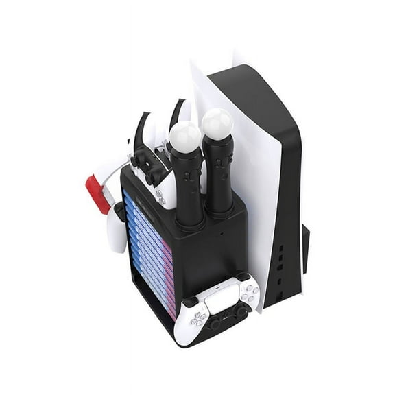 Game Card Storage Organizer Charging Stand For PS5 Console