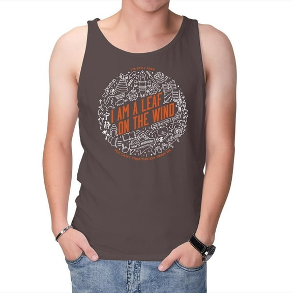 TeeFury Adult Graphic Tank-Top I'm Still Free - Drama | Space Western | Dark Chocolate | Small