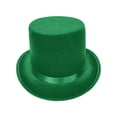 thumbnail image 2 of Classic Lincoln Style Top Hat for Halloween, Colorful Stiffened Felt Hat for Stage Performance, Magician Costume Accessory for Carnival Party, 2 of 7