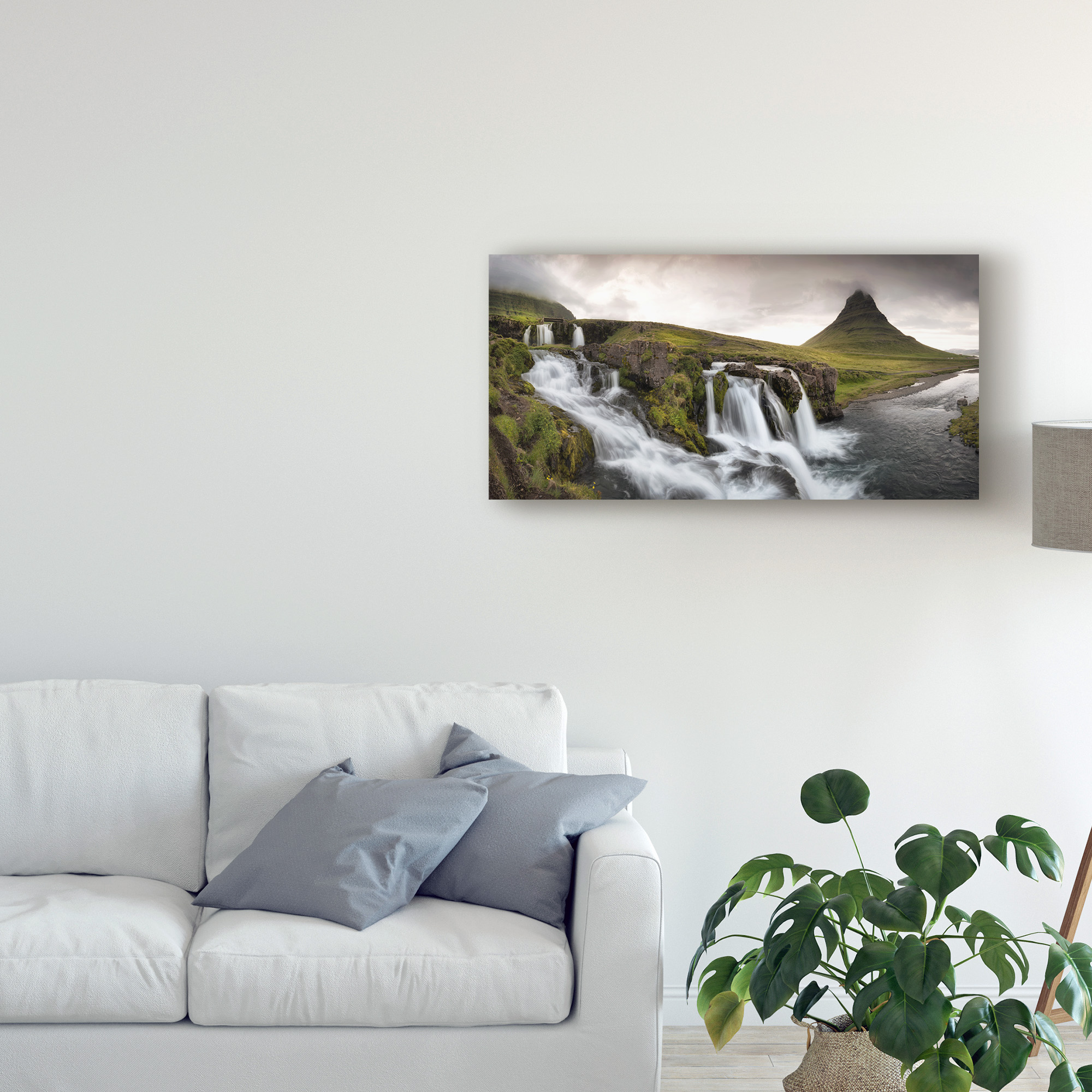 Trademark Fine Art 'Kirkjufellfoss Panorama' Canvas Art by Danny Head