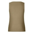thumbnail image 2 of SwiftWear Mens Tank Top Undershirt Round Neck Sleeveless Hollow Out Casual Shirt Men Summer Brown XXXL, 2 of 6