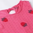 thumbnail image 5 of NOLDARES Toddler Girls Cotton Sleeveless Dress Loose Casual A-Line Skater Dresses(Hot Pink,18-24 Months), 5 of 7