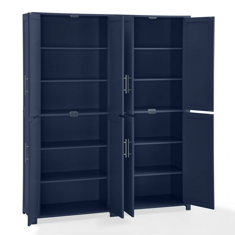 Crosley Furniture Savannah 2pc Traditional Wood Kitchen Storage