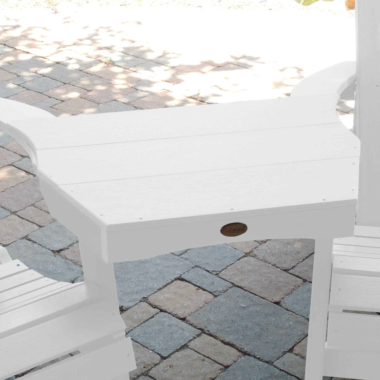 Highwood Eco-Friendly Adirondack Tete-a-Tete Connecting Table