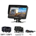 thumbnail image 1 of 2CH 7inch 1920*1080P IPS Screen Car Truck Bus AHD DVR Monitor With Digital Video Recorder For Front Rear Reverse Backup Camera ,Clear Images, 1 of 7