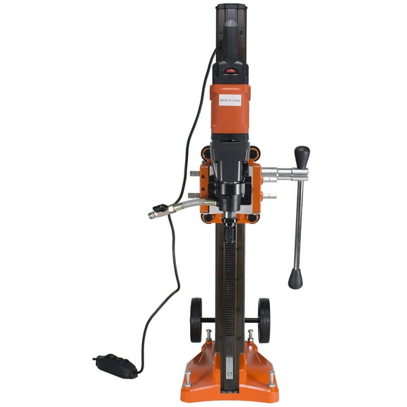 Cayken Handheld 5" Diamond Core Drill Rig with 580F Adjustable Vacuum Stand