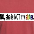 thumbnail image 3 of CafePress - Not My Sister T Shirt - Mens Comfort Colors Shirt, 3 of 5