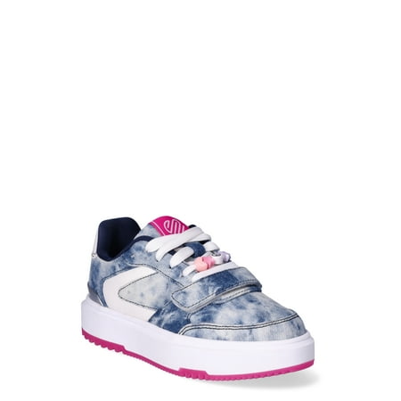 Justice Little Girl & Big Girl Beaded Low Court Sneaker